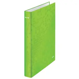 Leitz WOW Green Ring Binder Laminated Pack of 10