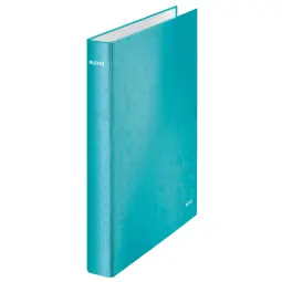 Leitz WOW Ice Blue Ring Binder Laminated Pack of 10