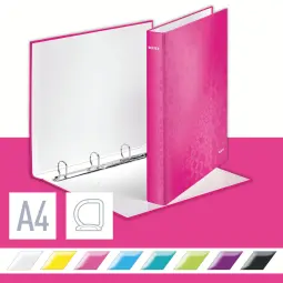 Leitz WOW Ring Binder Laminated Pack of 10