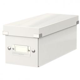 Leitz WOW Click & Store CD Storage Box With label holder White