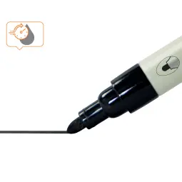 Nobo Black Whiteboard Bullet Tip Marker Pack of 4