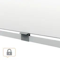 Nobo Move & Meet Revolving Mobile Whiteboard 1500x1200mm Grey