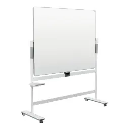 Nobo Move & Meet Revolving Mobile Whiteboard 1500x1200mm Grey