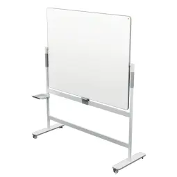 Nobo Move & Meet Revolving Mobile Whiteboard 1500x1200mm Grey