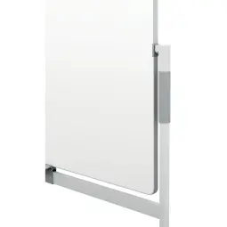 Nobo Move & Meet Revolving Mobile Whiteboard 1500x1200mm Grey
