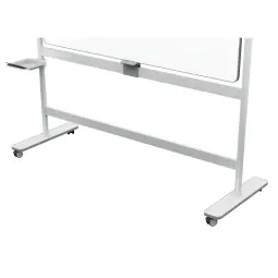 Nobo Move & Meet Revolving Mobile Whiteboard 1500x1200mm Grey