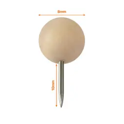 Nobo Notice Board Wooden Push Pins Pack of 40