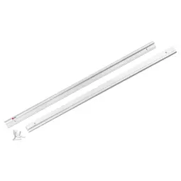 Nobo Pack of 2 Aluminium Chart Track Two Rails Upper and Lower For 915mm Planner Chart