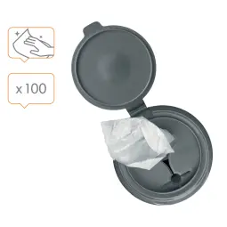Nobo Plastic-Free Whiteboard Cleaning Wipes Pack 100