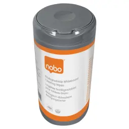 Nobo Plastic-Free Whiteboard Cleaning Wipes Pack 100