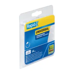 Rapid 12 mm Glue Sticks Universal Transparent Pack of 14
