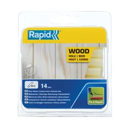 Rapid 12 mm Glue Sticks Wood Pack of 14
