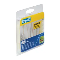 Rapid 12 mm Glue Sticks Wood Pack of 14