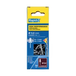 Rapid High performance rivet Ø3.2 x 8 mm Pack of 1010