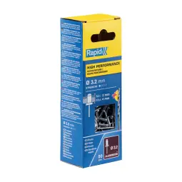 Rapid High performance rivet Ø3.2 x 8 mm Pack of 1010