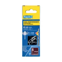 Rapid High performance rivet Ø4.0 x 12 mm Pack of 1010