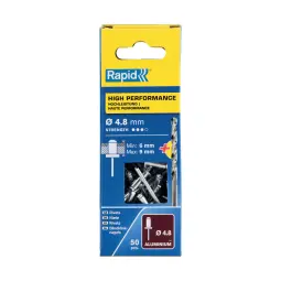 Rapid High performance rivet Ø4.8 x 12 mm