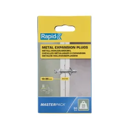 Rapid Hollow wall anchor for 16-26 mm wall thickness 25 kg load 50 Pieces