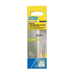 Rapid Hollow wall anchor for 3-13 mm wall thickness 25 kg load 10 Pieces