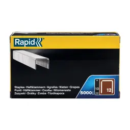 Rapid No. 12 Flatwire Staple 10mm Pack of 5000