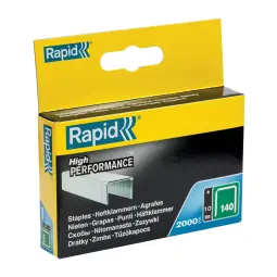 Rapid No. 140 Flatwire Staple 10 mm 2000 Per Box