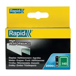 Rapid No. 140 Flatwire Staple 14mm 2000 per Box