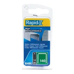 Rapid No. 140 Flatwire Staple 14mm 650 per Box