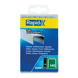 Rapid No. 140 Flatwire Staple 16 mm Pack of 2000