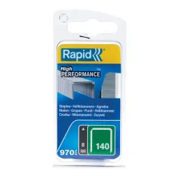 Rapid No. 140 Flatwire Staple 8 mm 970 per Box
