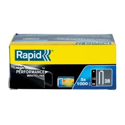 Rapid No. 28 Cable Staple White 10 mm