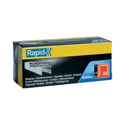 Rapid No. 53 Finewire Staple 12mm 5000 per Box