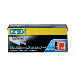 Rapid No. 53 Finewire Staple 14mm 5000 per Box