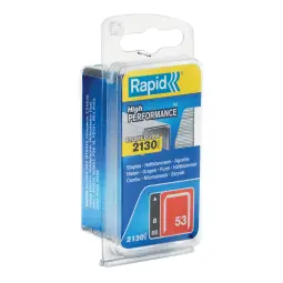 Rapid No. 53 Finewire Staple 8mm Pack of 2130