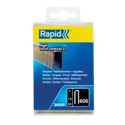 Rapid No. 606 Narrow Crown Staple 12 mm Pack of 3600