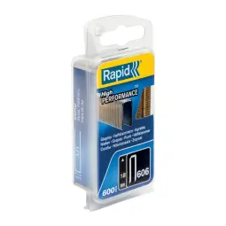 Rapid No. 606 Narrow Crown Staple 18mm Pack of 600