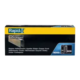 Rapid No. 606 Narrow Crown Staple 30mm Box of 4000