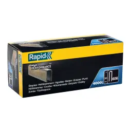 Rapid No. 606 Narrow Crown Staple 30mm Box of 4000