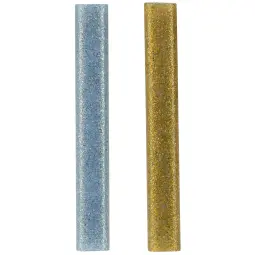 Rapid Oval Glue Sticks for Sensitive Materials Glitter Solver and Gold Pack of 16