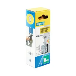 Rapid Rivet Nuts M6 Pack of 20