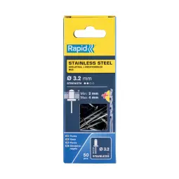 Rapid Stainless steel rivet Ø3.2 x 8 mm
