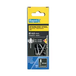 Rapid Stainless steel rivet Ø4.0 x 12 mm