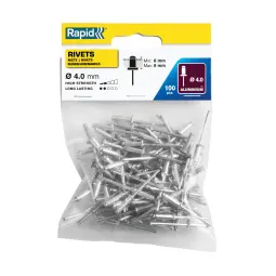 Rapid Standard rivet Ø4.0 x 12 mm Pack of 100