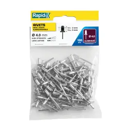 Rapid Standard rivet Ø4.0 x 8 mm Pack of 100