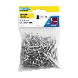 Rapid Standard rivet Ø4.8 x 10 mm Pack of 100
