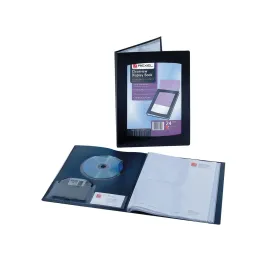 Rexel ClearView Display Book A3 Black 24 Pockets 10405BK