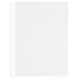 Rexel Superfine Embossed A5 Pockets Clear (Pack of 20)