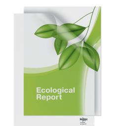 100 Pack Rexel EcoDesk A4 Document Folders Clear L-Folder