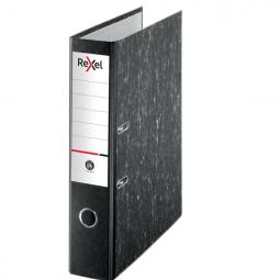 Rexel Foolscap Lever Arch File Black 75mm Spine Width Pack of 10