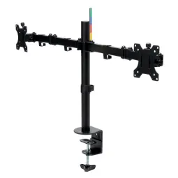 SmartFit® Ergo Dual Extended Monitor Arm Black