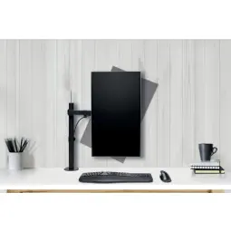 SmartFit® Ergo Single Extended Monitor Arm Black